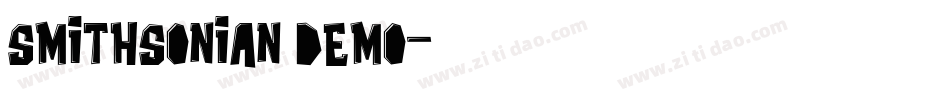 Smithsonian demo字体转换